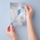 Bewolkte hemel flyer (Hand)