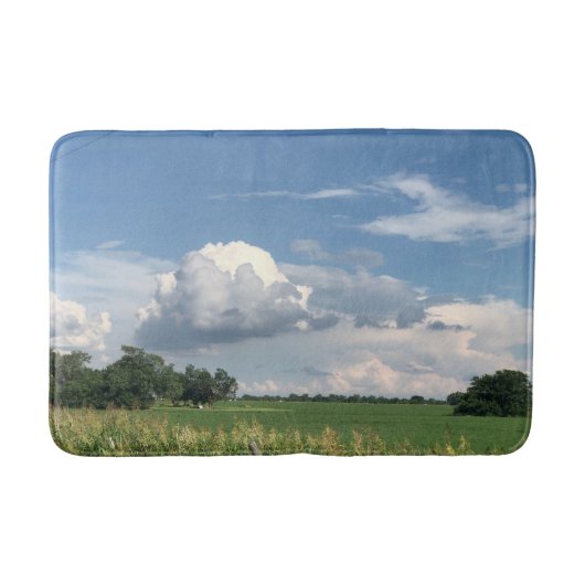 Bewolkte lucht badmat (Voorkant)