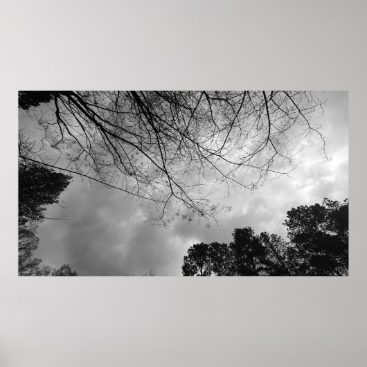 bewolkte lucht, poster (Voorkant)
