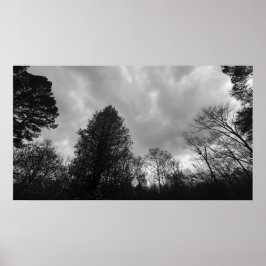 bewolkte lucht, poster