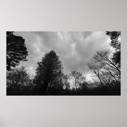 bewolkte lucht, poster (Voorkant)