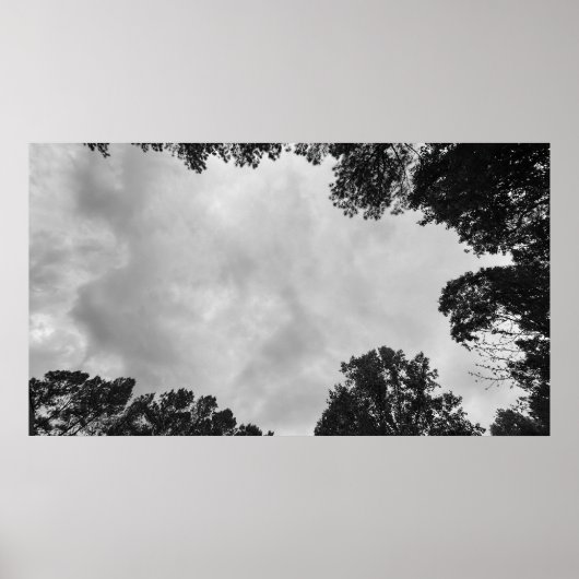 bewolkte lucht, poster (Voorkant)