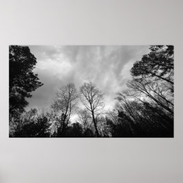 bewolkte lucht, poster