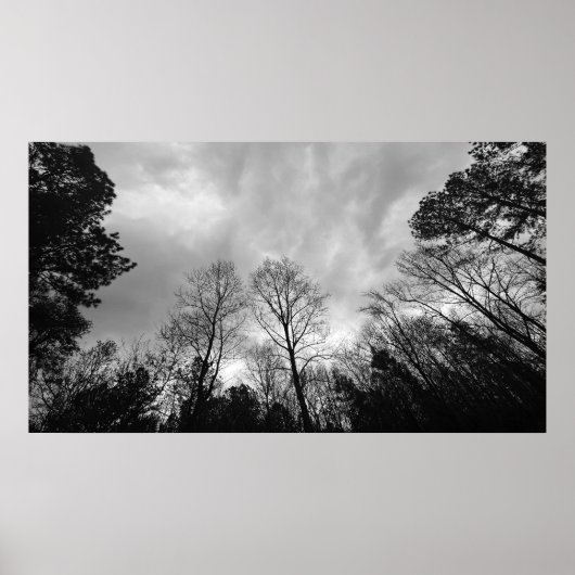 bewolkte lucht, poster (Voorkant)