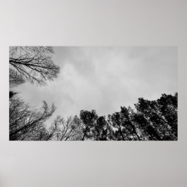 bewolkte lucht, poster