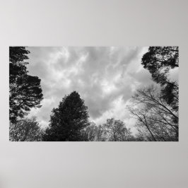 bewolkte lucht, poster