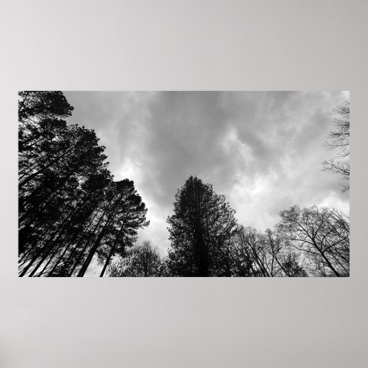 bewolkte lucht, poster (Voorkant)