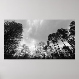 bewolkte lucht, poster