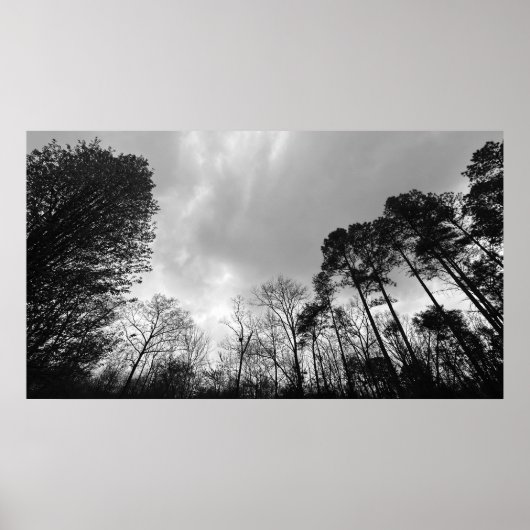 bewolkte lucht, poster (Voorkant)