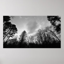 bewolkte lucht, poster