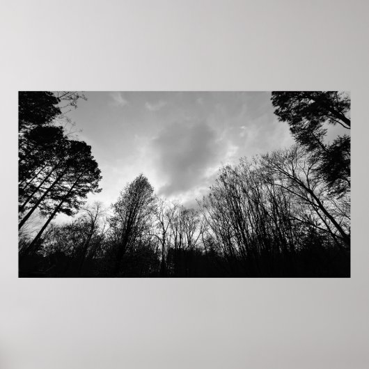 bewolkte lucht, poster (Voorkant)