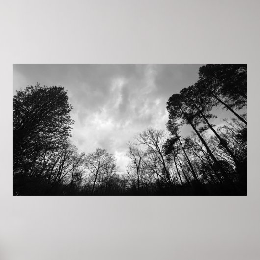 bewolkte lucht, poster (Voorkant)