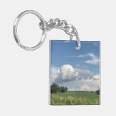 Bewolkte Lucht Sleutelhanger (Voorkant Links)