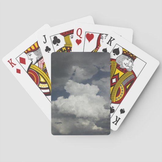 Bewolkte lucht speelkaarten (Achterkant)