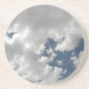 Bewolkte Lucht Zandstenen Onderzetter