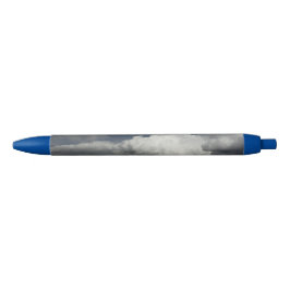 Bewolkte Lucht Zwarte Inkt Pen
