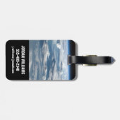 Bewolkte luchten boven Soedan Bagagelabel (Achterkant horizontaal)