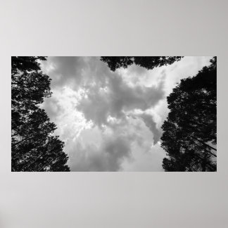 Bewolkte luchten, Poster