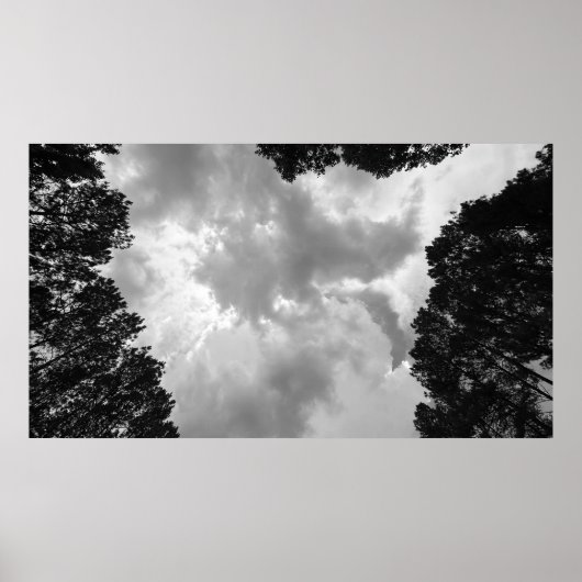 Bewolkte luchten, Poster (Voorkant)