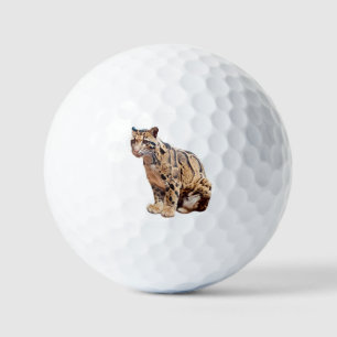 bewolkte luipaard foto jungle grote kat dier golfballen