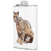 bewolkte luipaard foto jungle grote kat dier heupfles (Links)