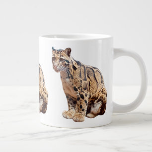 bewolkte luipaard foto jungle grote kat dier koffiekop
