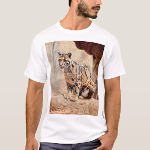 bewolkte luipaard foto natuur natuurleven exotisch t-shirt