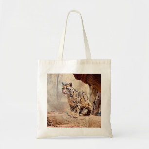 bewolkte luipaard foto natuur natuurleven exotisch tote bag