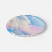 Bewolkte Pastel Lucht 1 Papieren Bordje (Gekanteld)