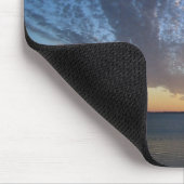 Bewolkte Sunset Mousepad Muismat (Hoek)
