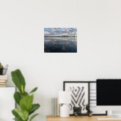 Bewolkte Weerspiegeling  Poster (Thuiskantoor)