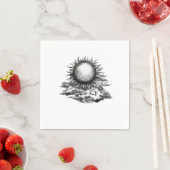Bewolkte Zon Servet (Insitu)
