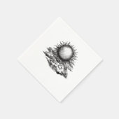 Bewolkte Zon Servet (Hoek)