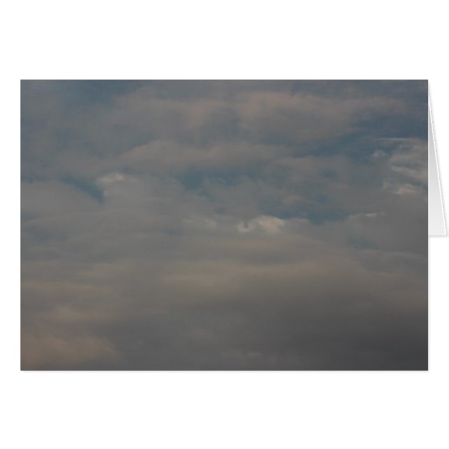 bewolkte zonsondergang (Voorkant Horizontaal)