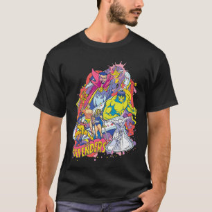 Bewonder de verdedigers Dr. Strange Hulk Namor Ret T-shirt