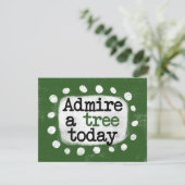 Bewonder een boom vandaag Wenskaart Kaart (Staand voorkant)