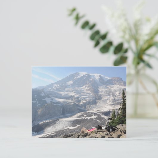 Bewonder Mt. Rainier, Seattle Briefkaart (Staand voorkant)