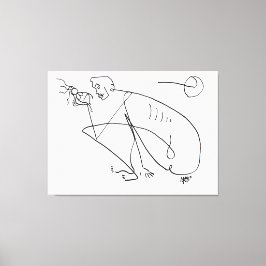 BEWONDERING CANVAS AFDRUK