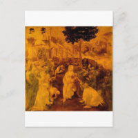 Bewondering van Magi door Leonardo da Vinci