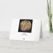 Bewondering van Magi Feestdagen Kaart (Achterkant)