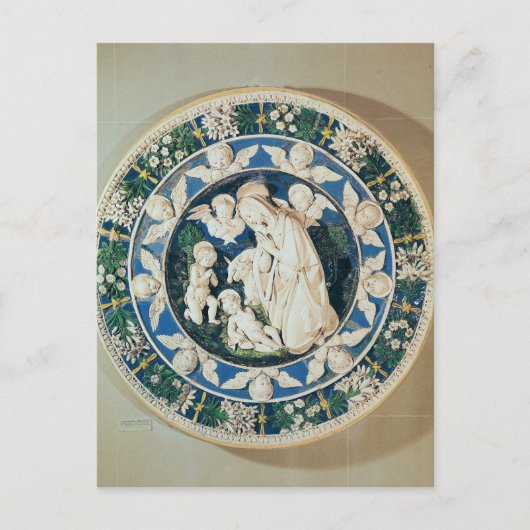 Bewondering van Virgin met St. John Briefkaart (Voorkant)