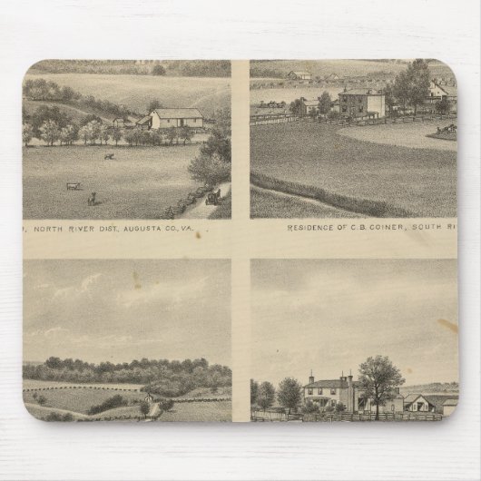Bewoners van Augusta County Muismat (Voorkant)