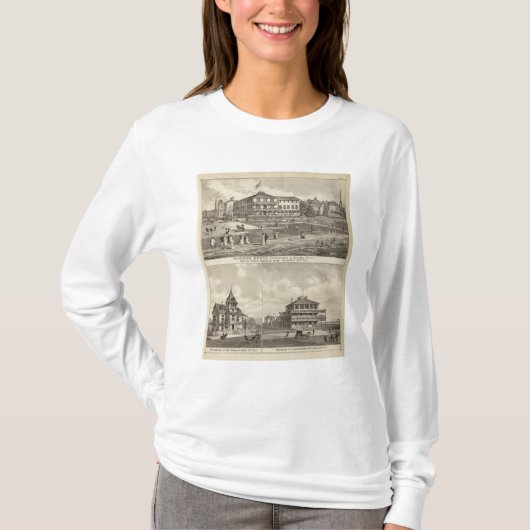 Bewoners van Haddon House en Kaighn en Gurney T-shirt (Voorkant)