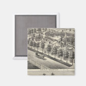 Bewoners van hensley, bonen magneet (Voorkant / Achterkant)