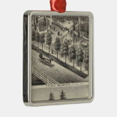 Bewoners van hensley, bonen metalen ornament (Rechts)