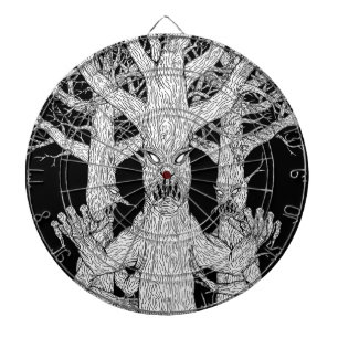 Bewoners van het duivelse hout Weird Horror Art Dartbord