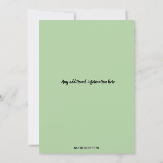 Bewoonbaar Schouw Mantelstuk Housewarming Feestje Kaart (Achterkant)