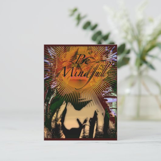 bewust briefkaart (Staand voorkant)