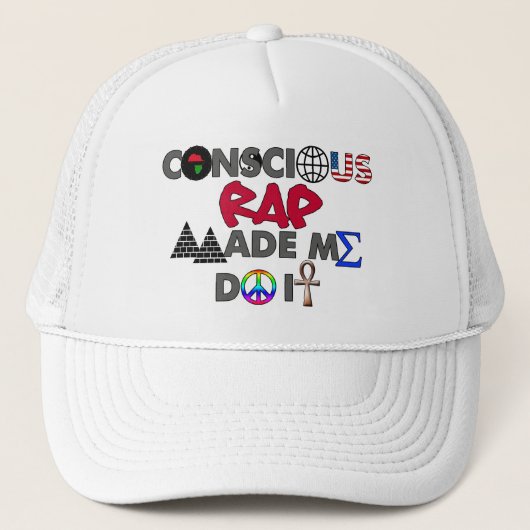 BEWUST RAP HEEFT ME DAARVAN OVERTUIGD TRUCKER PET (Voorkant)