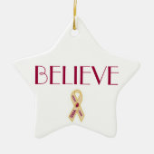 BEWUST VAN SMA AWARENESS RIBBON ORNAMENT (Voorkant)